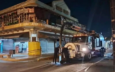 Termina JUMAPAM el mantenimiento a la red sanitaria en áreas del Carnaval