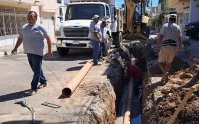 JUMAPAM sustituye red de atarjeas en la colonia Lomas del Mar