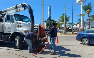 Durante la tercera semana de febrero, JUMAPAM atiende 112 fugas de agua y realiza 59 desazolves