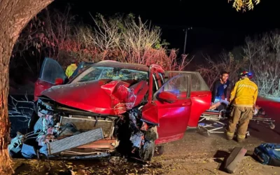 Choque cerca de Villa Unión deja 4 personas heridas.