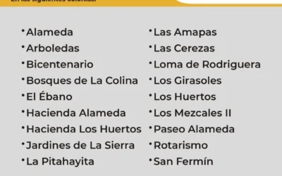 Suspensión de servicio en sectores de Culiacán el lunes 9 de marzo.