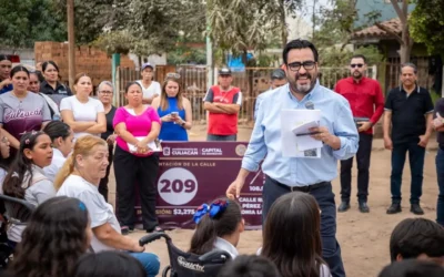 “Tenemos un alcalde echado para adelante”: vecinos de Los Mezcales beneficiados con la obra de pavimentación 209.