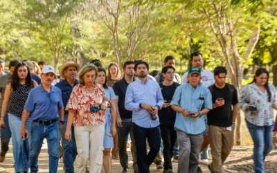 SEBIDES realiza recorrido de inspección en el Parque Ecológico de Culiacán para atender planteamientos ciudadanos.