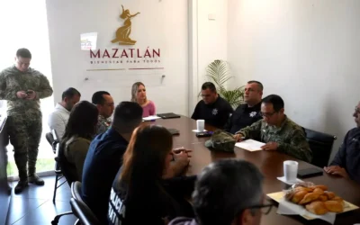 Refuerzan coordinación por la seguridad de Mazatlán previo a Semana Santa y Semana de la Moto.