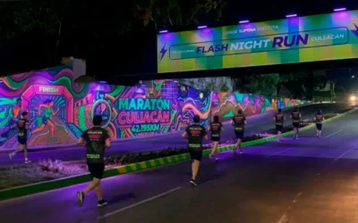Todo listo para la Flash Night Run; Culiacán se prepara para una noche de deporte, música y convivencia.