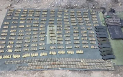 En Copala, Concordia, el Grupo Interinstitucional aseguró casi 2 mil cartuchos de diferentes calibres y un chaleco táctico.