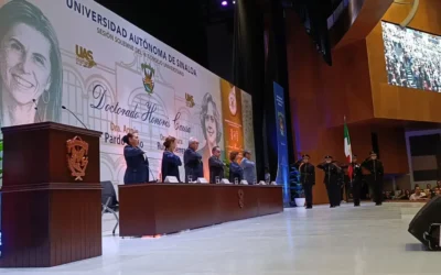 Reconoce UAS a la Dra. Annie Pardo Cemo y a la Dra. Rosaura Ruiz Gutiérrez con el distintivo Doctorado Honoris Causa