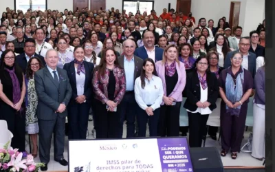 Conmemoran IMSS y SNTSS el Día Internacional de la Mujer con acciones para fortalecer la igualdad sustantiva.