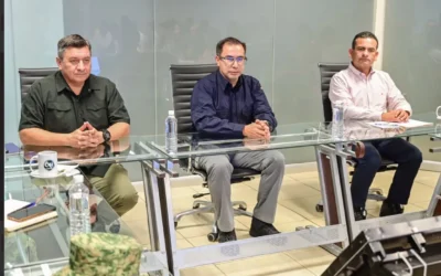 Se coordinan autoridades y cuerpos de auxilio para brindar seguridad en próximos eventos en Altata, Navolato.