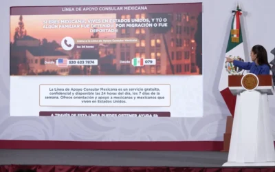 Estamos fortaleciendo los consulados de México en EU: Presidenta Claudia Sheinbaum ; SRE ha invertido 31 MDP para atender a 2 mil 334 mexicanos.