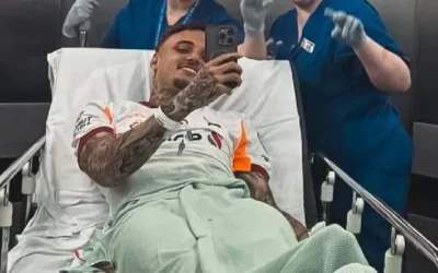 Noa Lang tranquiliza tras cirugía por lesión en Champions League