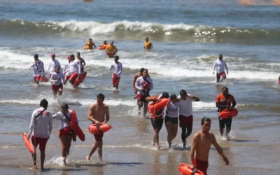 Refuerzan operativo de seguridad en playas de Mazatlán para Semana Santa 2026