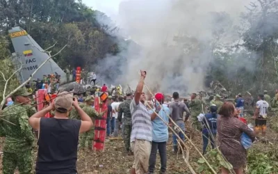 Tragedia en Colombia: suben a 69 los muertos por accidente de avión militar