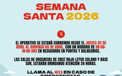 Cruz Roja Culiacán despliega operativo con más de 120 voluntarios para Semana Santa