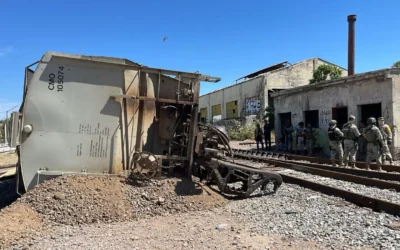 Se descarrilan vagones de FERROMEX en inmediaciones de la estación ferroviaria .