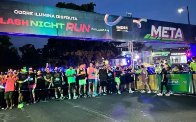 Flash night run: La carrera que iluminó a Culiacán.