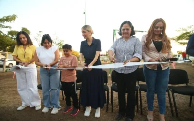 Programa ¡Qué Bonito Mazatlán! transforma espacios públicos con nuevo parque recreativo en la Olímpica: Estrella Palacios.