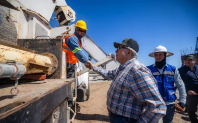 Gobernador Rocha Moya supervisó la construcción del puente Bellavista-Boca del Río-Las Glorias.