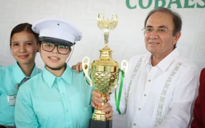 COBAES celebra el civismo con gran encuentro estatal de Escoltas de Bandera y Bandas de Guerra.