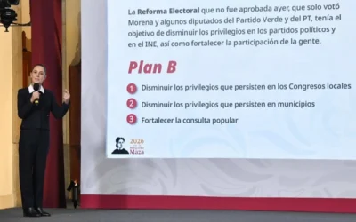 Rechazo a reforma electoral no es una derrota: Sheinbaum; Plan B va contra privilegios