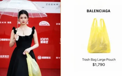 La verdad detrás de la bolsa de basura de Balenciaga, el accesorio que hizo viral en México Zhang Jingyi