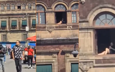 Desmienten video de mujer bronceándose en Palacio Nacional que desató polémica