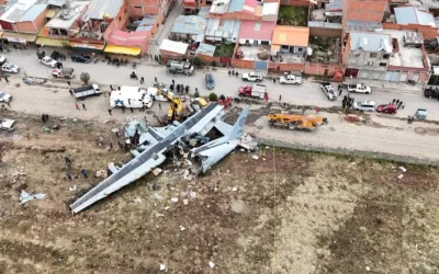 Accidente aéreo en Bolivia: levantan los restos del avión y Rodrigo Paz decreta tres días de duelo nacional