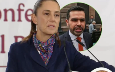 Sheinbaum responde a comentarios de Máynez: “Como si AMLO me hablara desde Palenque para decirme qué hacer”