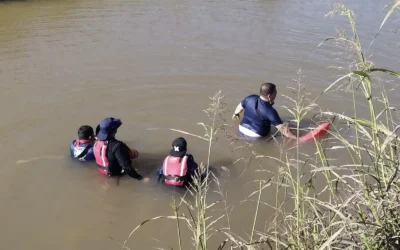 En intento por cruzar el río desapareció un adulto de 60 años.