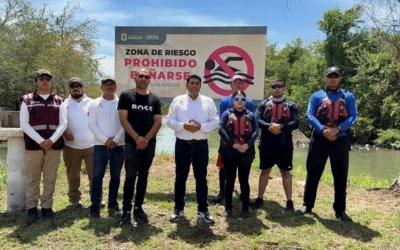 Protección Civil Municipal refuerza recorridos preventivos en balnearios durante Semana Santa 2026.