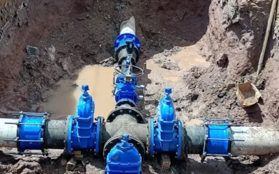 Finaliza renovación de válvulas; inicia restablecimiento de agua en el sector Humaya–Santa Fe.