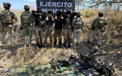 Tras agresión en Escuinapa, el Grupo Interinstitucional detuvo a 4 presuntos agresores y aseguró armamento.