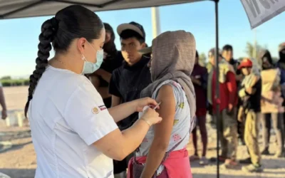 Se reforzará estrategia de vacunación contra el sarampión en comunidades agrícolas de Sinaloa