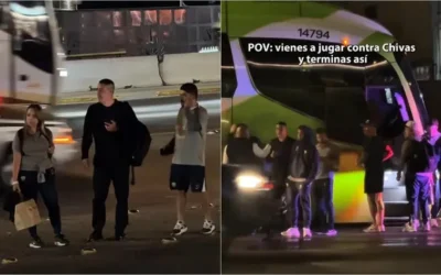Noche de pesadilla para Pumas: Tras amargo empate ante Chivas, el autobús del equipo los deja varados