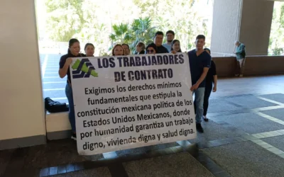 Personal por contrato del sector salud se manifiesta en Palacio de Gobierno en busca de basificación