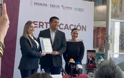 COEPRISS obtiene certificación ISO 9001:2015 y fortalece la calidad en servicios sanitarios en Sinaloa