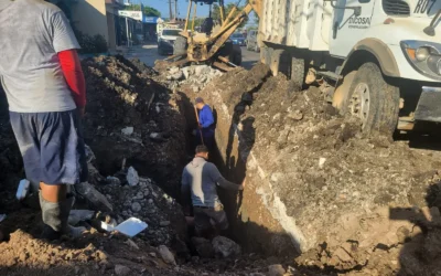 JUMAPAM sigue trabajando en la rehabilitación del alcantarillado en el Jabalíes.