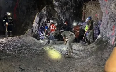 Localizan con vida a minero atrapado en la mina de Santa Fe en Rosario.