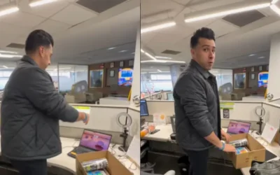 Captan a Ricardo Manjarrez sacando sus cosas de las oficinas de Ventaneando tras decirle grosería a Pati Chapoy