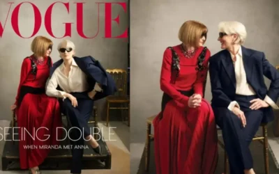 Meryl Streep y Anna Wintour protagonizan portada de Vogue y brindan un vistazo profundo a Miranda Priestly en ‘El Diablo viste a la moda 2′