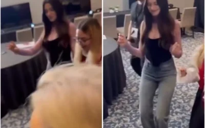 Anne Hathaway baila ‘Cómo te voy a olvidar’ de Los Ángeles Azules y conquista a sus fans en CDMX